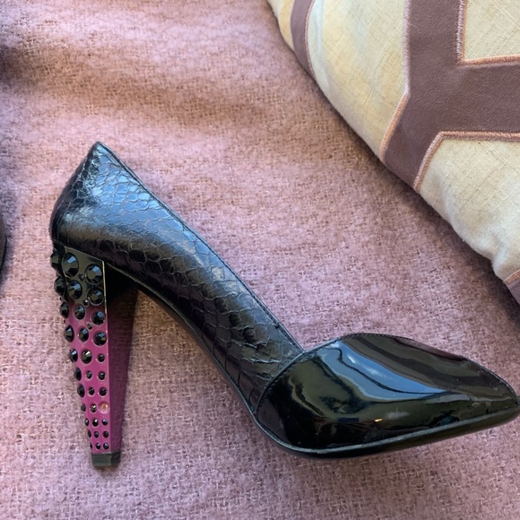 Miu Miu patent leather snake print heels - Picture 8 of 8